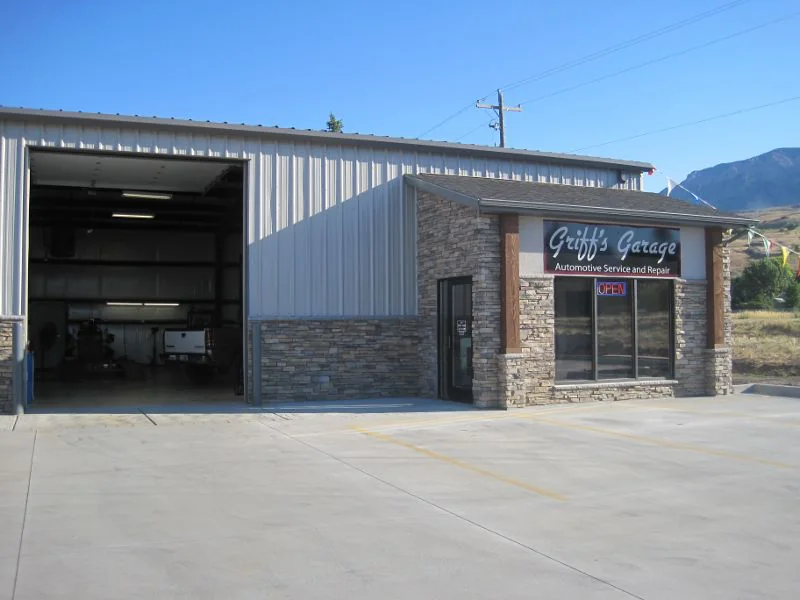 Griff's Garage shop exterior in Pleasant View, Utah